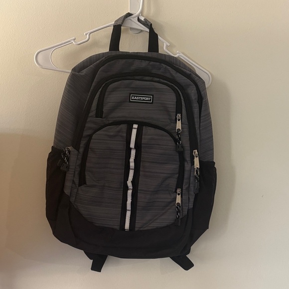 Eastport Charcoal and Black Men's Backpack - Picture 1 of 1